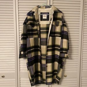 ZARA plaid coat & jacket